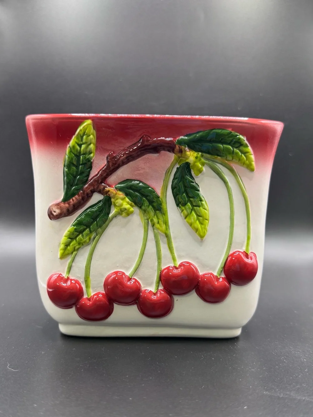 Vintage KMC Cherry Napkin Holder